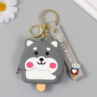 Брелок кошелёк с карабином, ремешком силикон "Хаски-эскимо" 2,5х7,2х9 см Брелок кошелёк с карабином, ремешком силикон "Хаски-эскимо" 2,5х7,2х9 см