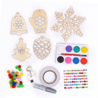 Набор для творчества &laquo;Новогодняя гирлянда, деревянные игрушки&raquo;
