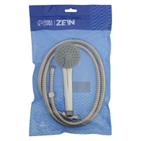 Набор для душа ZEIN Z0201, шланг 150 см, гайки пластик, лейка 1 режим