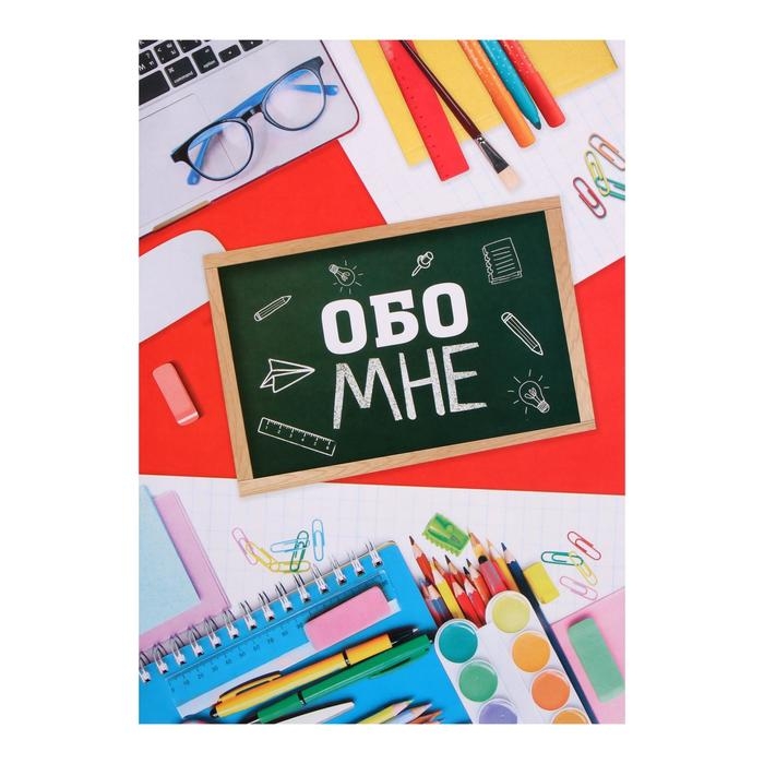 Папка школьная на кольцах &laquo;Портфолио школьника&raquo;, 10 листов-разделителей, 24,5 х 32 см.