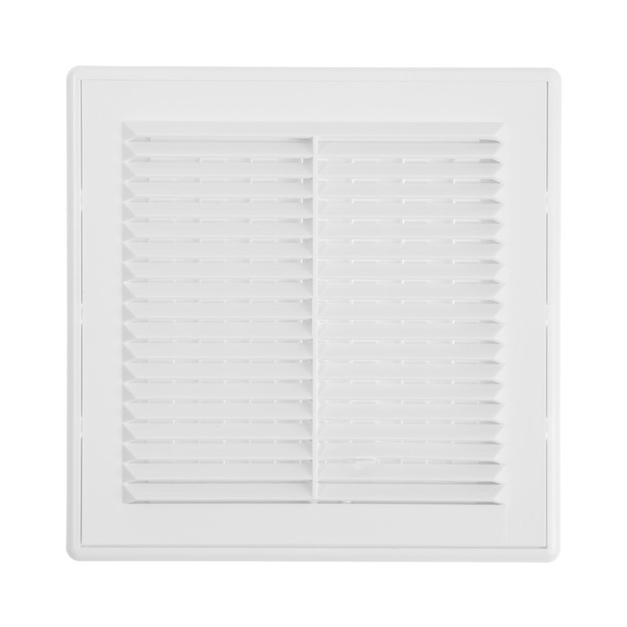 Решетка вентиляционная ZEIN Люкс ЛРР200, 200 х 200 мм, с сеткой, разъемная, регулируемая