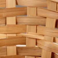 Набор корзин плетеных, 16x10/32, 18x10/34, 21x10/36см, бамбук