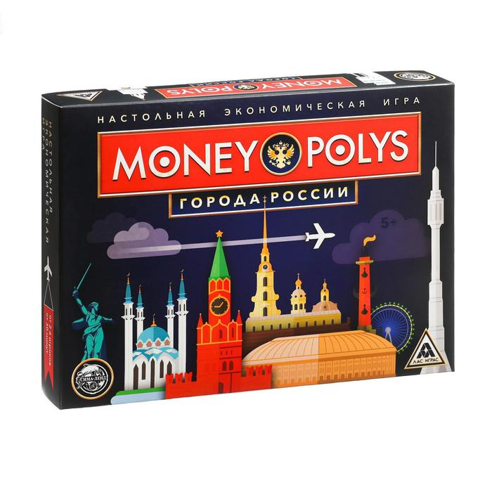 Настольная экономическая игра &laquo;MONEY POLYS. Города России&raquo;, 240 банкнот, 5+