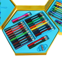 Набор для рисования 112 предметов Желтый Набор для рисования 112 предметов Желтый