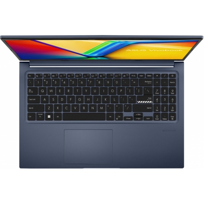Ноутбук ASUS VivoBook X1502ZA-BQ549, 15.6 Ноутбук ASUS VivoBook X1502ZA-BQ549, 15.6", i3 1220P, 8 Гб, SSD 256 Гб, UHD, DOS, синий