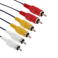 Кабель Luazon KDGN-001, 3xRCA (M) - 3xRCA (M), 1.5 м Кабель Luazon KDGN-001, 3xRCA (M) - 3xRCA (M), 1.5 м