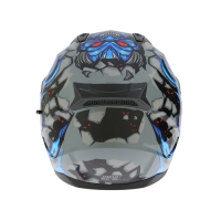 Шлем интеграл с двумя визорами, размер XXL (61), модель BLD-M67E, черно-синий