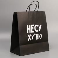 Пакет подарочный крафтовый, упаковка, &laquo;Неси неси&raquo;, 28 х 32 х 15 см