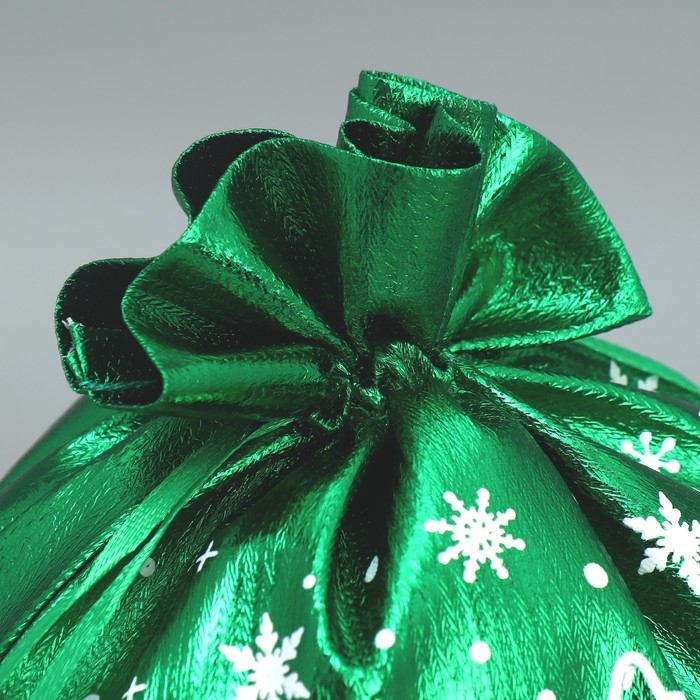 Мешочек подарочный парча &laquo;Зимние сюрпризы&raquo;, 20 х 30 см +/- 1.5 см, Новый год