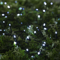 Гирлянда «Нить» 20 м, IP44, тёмная нить, 200 LED, свечение белое, 2 режима, солнечная батарея Гирлянда «Нить» 20 м, IP44, тёмная нить, 200 LED, свечение белое, 2 режима, солнечная батарея