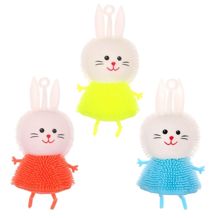 Антистресс сквиш мялка &laquo;Зайка&raquo;, цвета МИКС, в шоубоксе