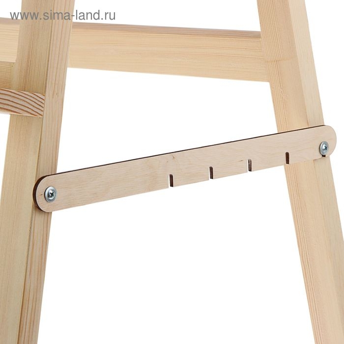 Мольберт тип &laquo;Хлопушка&raquo;, 120 х 60 х 55 см, съемный планшет 75 х 60 см, неокрашенное дерево, Calligrata