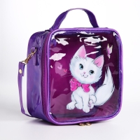 Сумка детская для девочки на молнии, цвет фиолетовый Сумка детская для девочки на молнии, цвет фиолетовый