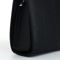 Сумка женская TEXTURA, тоут, средний размер, цвет чёрный