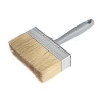 Кисть-макловица ТУНДРА, натуральная щетина, пластиковая рукоятка, 50&times;150 мм