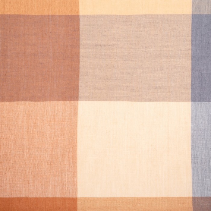 Палантин текстильный, цвет бежевый/коричневый, размер 68х175