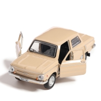 Машина металлическая &laquo;Запорожец&raquo;, инерция, 12 см, бежевый