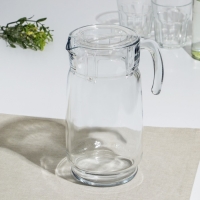 Кувшин стеклянный &laquo;Акватик&raquo;, 1650 мл, прозрачная акриловая крышка