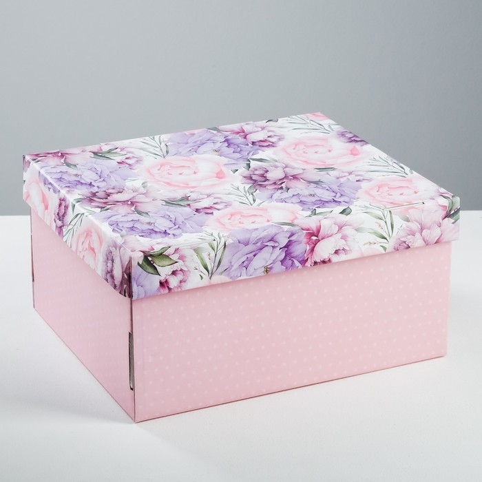 Коробка подарочная складная, упаковка, &laquo;Цветочная сказка&raquo;, 31 х 25.5 х 16 см