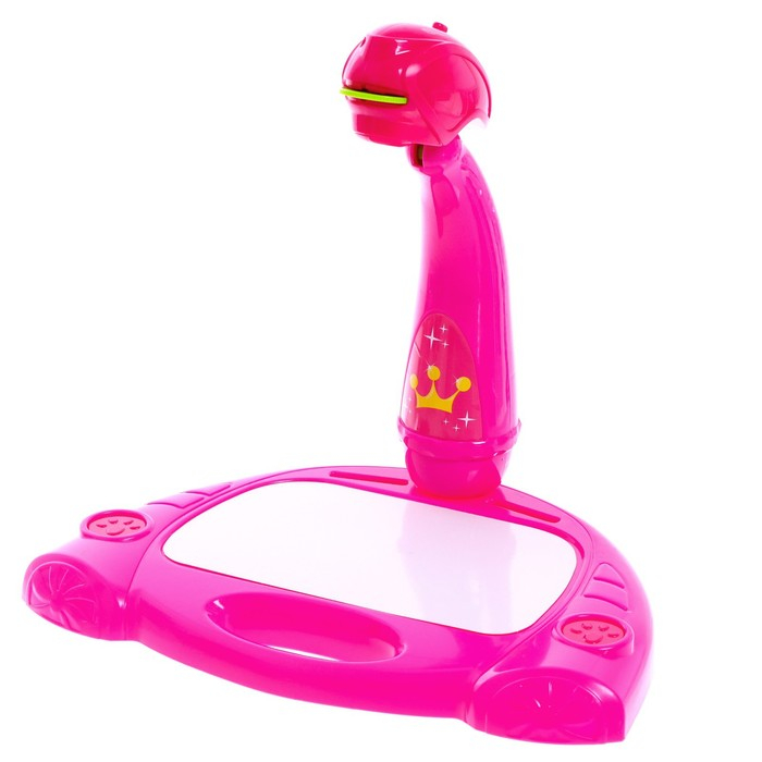 Проектор-лампа для рисования &laquo;Принцесса&raquo;, 3 в 1, 36 картинок, альбом, 12 фломастеров