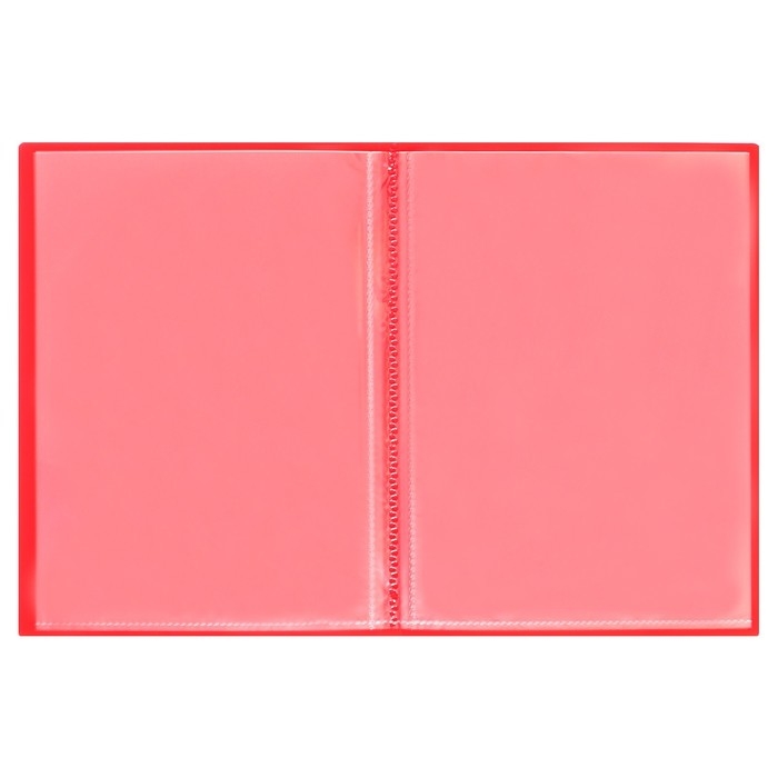 Набор папок А5, 20 вкладышей, Calligrata, красные, 3 штуки