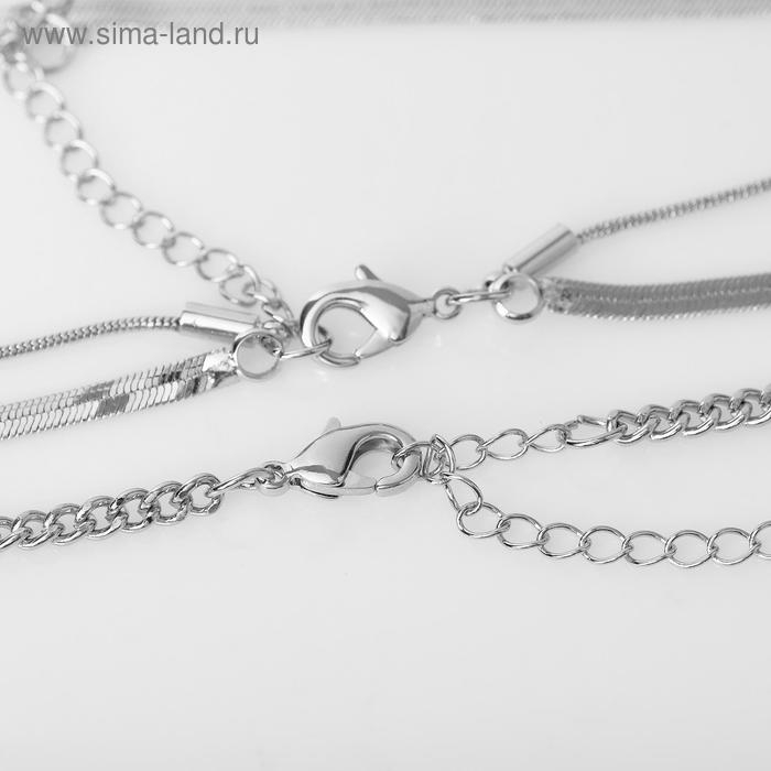 Кулон &laquo;Цепь&raquo; классический диск, цвет серебро, 50 см