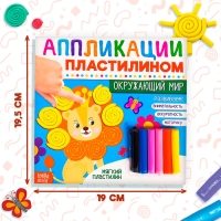 Книга аппликации пластилином &laquo;Окружающий мир&raquo;, 12 стр.