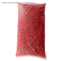 Щепа декоративная, красная 60л. Щепа декоративная, красная 60л.