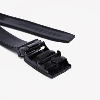 Ремень мужской, ширина 3,5 см, пряжка автомат, цвет чёрный