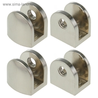 Полкодержатель P110SN, 22х23х20 мм, 4 шт в наборе, цвет никель Полкодержатель P110SN, 22х23х20 мм, 4 шт в наборе, цвет никель