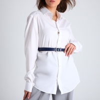 Ремень женский, ширина 2,4 см, винт, пряжка металл, цвет синий Ремень женский, ширина 2,4 см, винт, пряжка металл, цвет синий