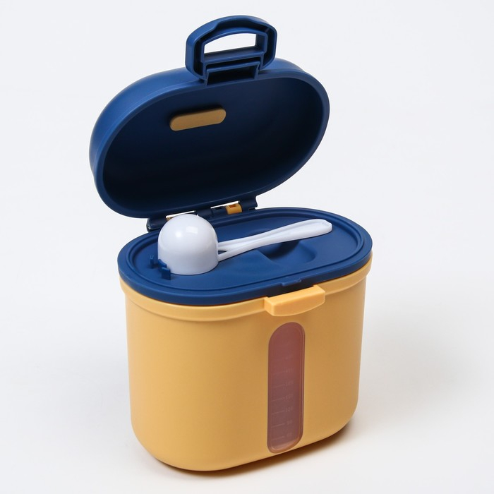 Контейнер для хранения детского питания &laquo;Корона&raquo;, 360 гр., цвет желтый