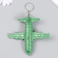 Фонарик свет на кольце "Военный самолет" мигает, 3 режима, ультрафиолет, лазер 10х11 см Фонарик свет на кольце "Военный самолет" мигает, 3 режима, ультрафиолет, лазер 10х11 см