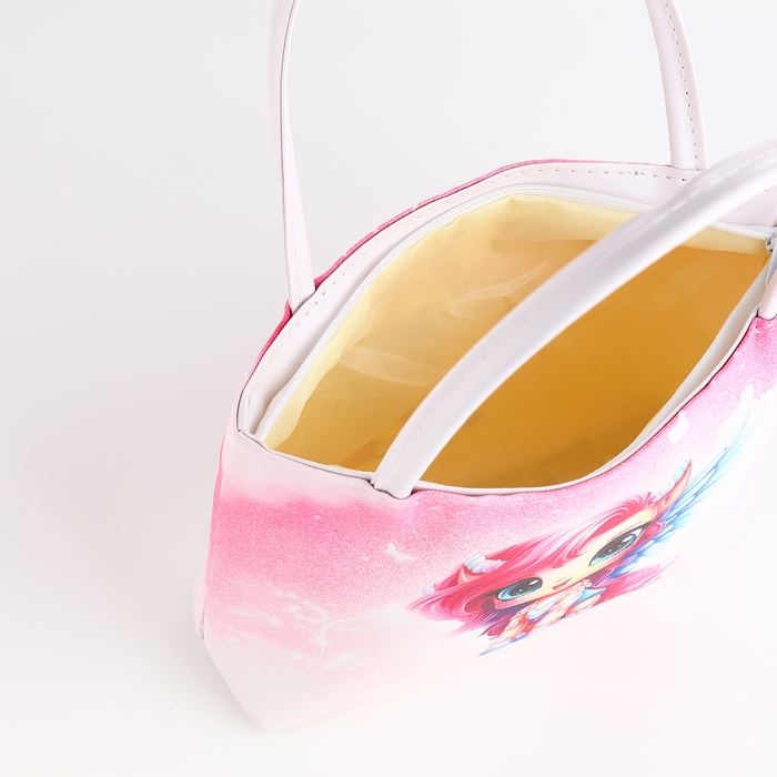 Сумка детская на молнии, цвет розовый Сумка детская на молнии, цвет розовый