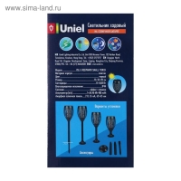 Садовый светильник Uniel на солнечной батарее &laquo;Факел&raquo;, 12 &times; 50 &times; 12 см, эффект пламени