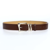 Ремень женский, ширина 3,3 см, винт, пряжка металл, цвет коричневый Ремень женский, ширина 3,3 см, винт, пряжка металл, цвет коричневый