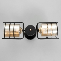 Люстра "Моана" 2хЕ27 40Вт черный 43х14х21см BayerLux