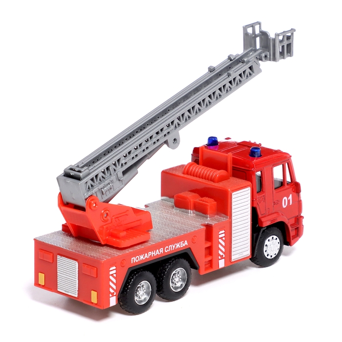 Грузовик металлический &laquo;КАМАЗ. Пожарная Служба&raquo;, 1:54, инерция