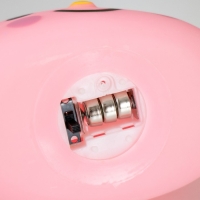 Ночник "Ушастик с бантиком" LED 1Вт 3хLR44 розовый 14х7х12,5см RISALUX