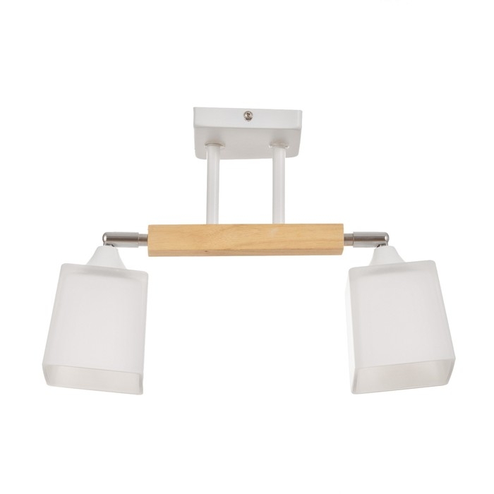 Люстра потолочная Тоскана 2хE27 40Вт Белый, дерево Люстра потолочная Тоскана 2хE27 40Вт Белый, дерево