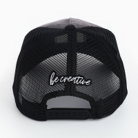 Кепка мужская с сеткой DIGNITY, цвет чёрный, р-р 56