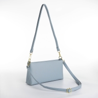 Сумка женская кросс-боди на молнии, цвет голубой Сумка женская кросс-боди на молнии, цвет голубой