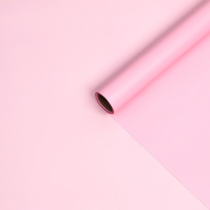 Пленка для цветов, матовая, пудра светлая, 0,58 х 10 м