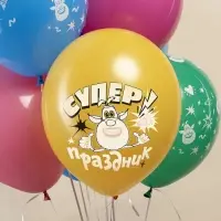 Воздушные шары латексные 12" &laquo;Буба&raquo;, 25 шт., МИКС