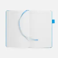 Ежедневник White Shall, недатированный, бело-голубой