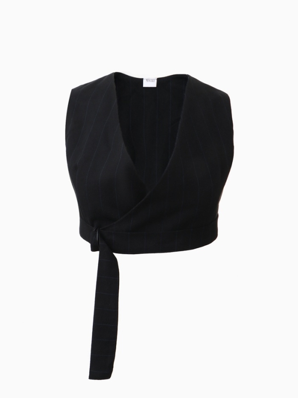 Жилет женский  MINAKU: Modern classic цвет темно-синий, р-р 48