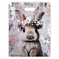 Пакет "Летний Зайка", полиэтиленовый с вырубной ручкой, 30х40 см, 60 мкм