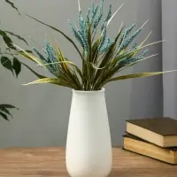 Ваза керамика настольная "Шерон" классика, 19,5х9,5х7 см, белый