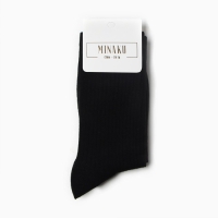 Носки женские длинные MINAKU, цв. черный, р-р 36-39