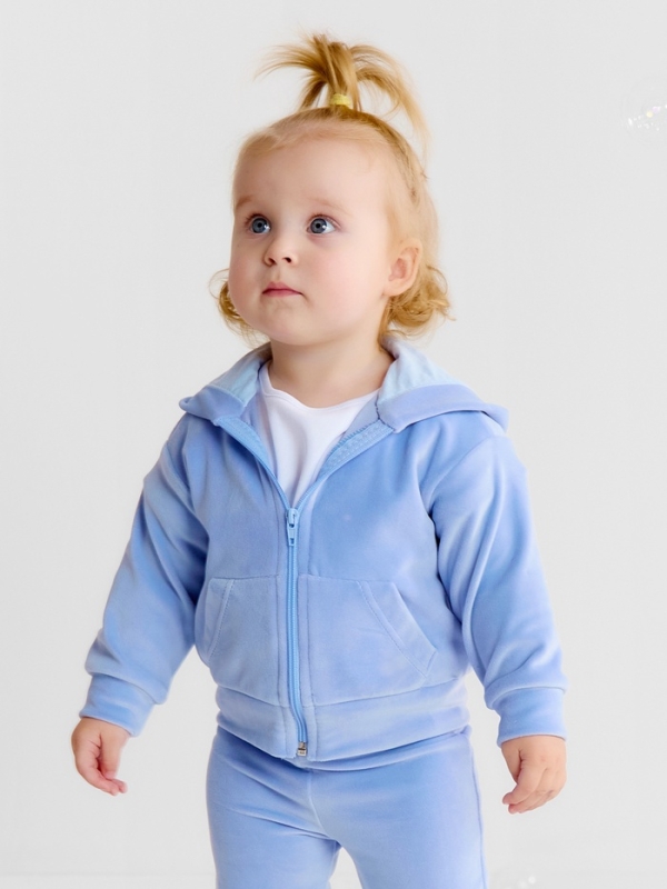 Толстовка Крошка Я Plushy, р. 80-86, голубой Толстовка Крошка Я Plushy, р. 80-86, голубой